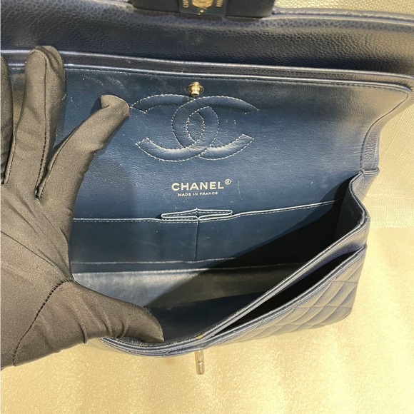CHANEL  Caviar Medium Classic Double Flap - Picture 15 of 16